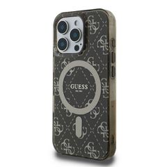 Guess IML 4G Background MagSafe iPhone 16 Pro Case - Brown-thumb-1