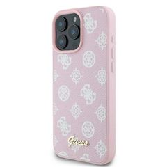 Guess Peony Script Logo MagSafe iPhone 16 Pro Case - Pink-thumb-1