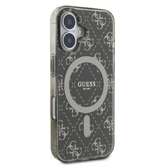 Guess IML 4G Background MagSafe iPhone 16 Case - Brown-thumb-3
