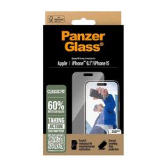 PanzerGlass - Screen Protector - iPhone 16 - Classic Fit / Electronics-thumb-2