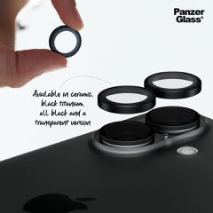 PanzerGlass - Hoops Lens Protector - iPhone 16/iPhone 16 Plus - Black / Electronics-thumb-3