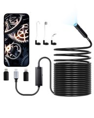 Ενδοσκόπιο VEVOR 1920P HD Borescope για Android & IOS με καλώδιο 15 μέτρων