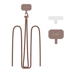 Tech-Protect C5S Rope Crossbody Strap Leash - Brown-thumb-4