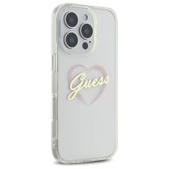Guess IML Heart Case for iPhone 16 Pro - Transparent-thumb-3