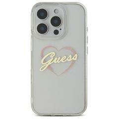 Guess IML Heart Case for iPhone 16 Pro - Transparent-thumb-2