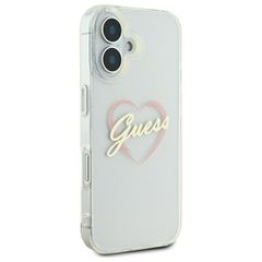 Guess IML Heart Case for iPhone 16 plus - Transparent-thumb-3