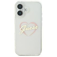 Guess IML Heart iPhone 16 Case - Transparent-thumb-2