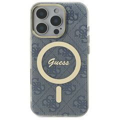 Guess IML 4G MagSafe iPhone 16 Pro Case - Blue-thumb-2