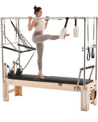 VEVOR Pilates Reformer Ξύλινο μηχάνημα Pilates Εξοπλισμός γυμναστικής για το σπίτι