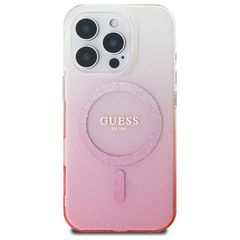 Guess IML Glitter Gradient MagSafe Case for iPhone 16 Pro - Pink-thumb-2