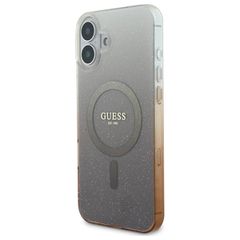 Guess IML Glitter Gradient MagSafe Case for iPhone 16 Plus - Brown-thumb-1