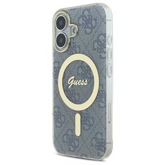 Guess IML 4G MagSafe iPhone 16 Case - Blue-thumb-1