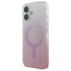 Guess IML Glitter Gradient MagSafe iPhone 16 Case - Pink-thumb-1