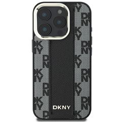 DKNY Checkered Pattern Magsafe iPhone 16 Pro Case - Black-thumb-2