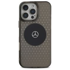 Mercedes MB Case Star Pattern for iPhone 16 Pro - Black-thumb-2