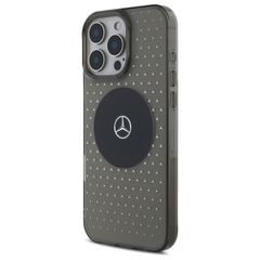 Mercedes MB Case Star Pattern for iPhone 16 Pro - Black-thumb-1