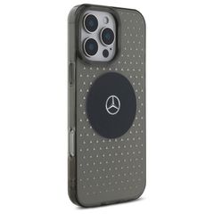 Mercedes MB Case Star Pattern for iPhone 16 Pro - Black-thumb-3