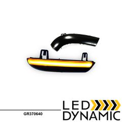GTLED Φλας Καθρέφτη VW Golf 5 / Golf 5 plus / Golf 6 plus / Jetta / Passat (2001-2011) / Sharan (2003-2010) / Seat Alhambra / Skoda Super Led Dynamic Smoke 2 Τεμάχια