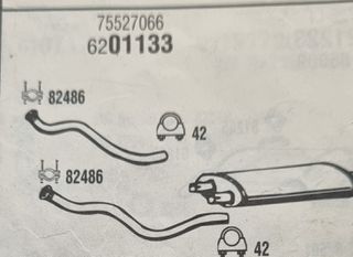 ΣΩΛΗΝΑΣ ΕΞΑΤΜΙΣΗΣ CITROEN VIZA 0.6