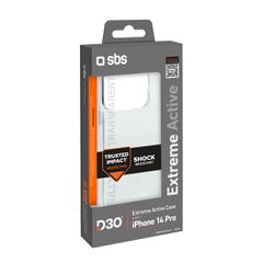 SBS D3O iPhone 14 Pro Case - Transparent-thumb-3