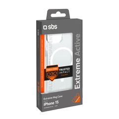 SBS D3O MagSafe iPhone 15 Case - Clear-thumb-4