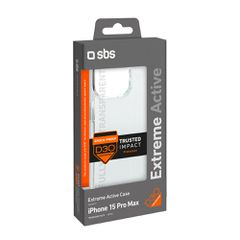 SBS D3O iPhone 15 Pro Max Case - Transparent-thumb-3
