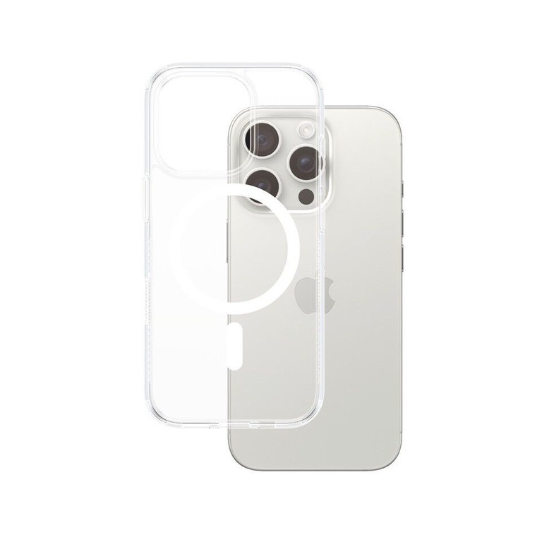 PanzerGlass - HardCase MagSafe - iPhone 16 Pro - White / Electronics
