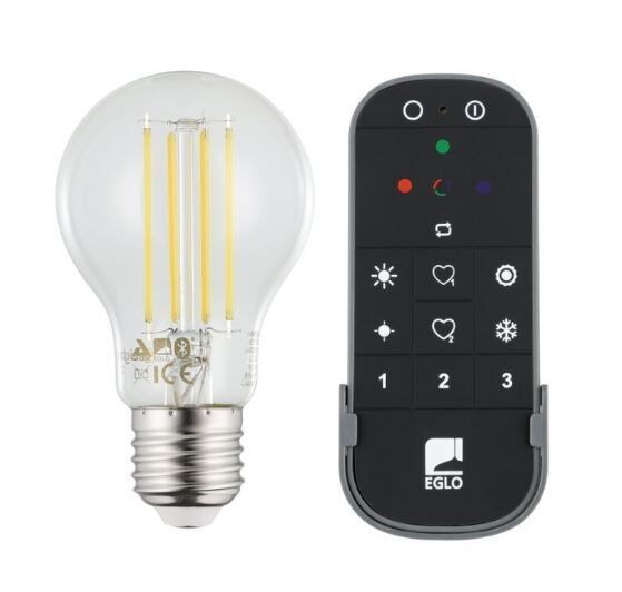 EGLO - Set of 2x E27 A60, remote control - White - Zigbee, Bluetooth / Electronics