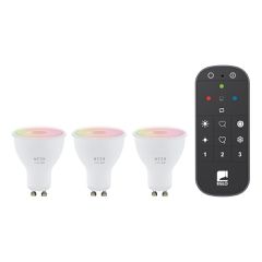 EGLO - Set of 3x GU10, remote control - RGB + TW - Zigbee, Bluetooth / Electronics