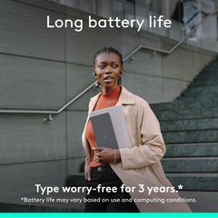 Logitech - Keys-To-Go 2 Portable Wireless Keyboard for Tablets - Nordic / Computers-thumb-3