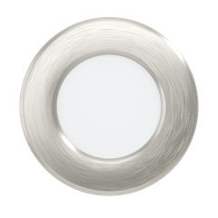 Eglo - FUEVA 5 Recessed LED Spotlight Ø86mm – Brushed Steel