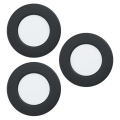 Eglo - FUEVA 5 Recessed Spotlight – Black – 86mm