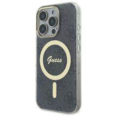 Guess IML 4G MagSafe iPhone 16 Pro Case - Black-thumb-1