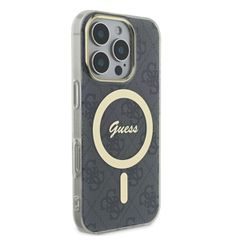 Guess IML 4G MagSafe iPhone 16 Pro Case - Black-thumb-3