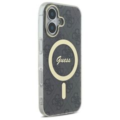 Guess IML 4G MagSafe Case for iPhone 16 Plus - Black-thumb-3