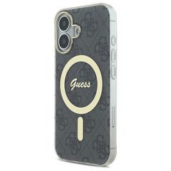Guess IML 4G MagSafe Case for iPhone 16 Plus - Black-thumb-1