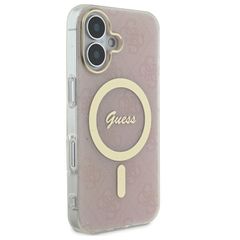 Guess IML 4G MagSafe iPhone 16 Plus Case - Pink-thumb-3