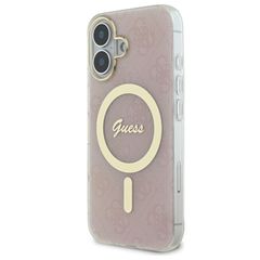Guess IML 4G MagSafe iPhone 16 Plus Case - Pink-thumb-1