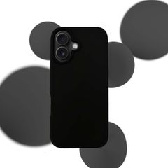 3mk Silicone Case for iPhone 16 Plus - Black-thumb-2