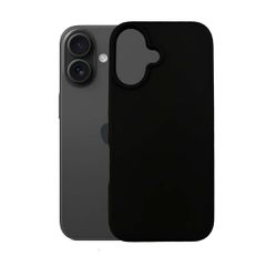 3mk Silicone Case for iPhone 16 Plus - Black-thumb-4