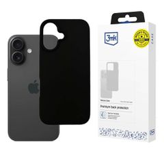 3mk Silicone Case for iPhone 16 Plus - Black-thumb-0