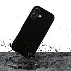 3mk Silicone Case for iPhone 16 Plus - Black-thumb-3
