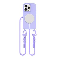 Tech-Protect MagNecklace MagSafe iPhone 15 Pro Case - Lavender-thumb-0