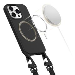 Tech-Protect MagNecklace MagSafe iPhone 15 Pro Case - Black-thumb-2