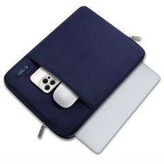 Tech-Protect Sleeve Laptop 13-14 Case - Navy Blue-thumb-2
