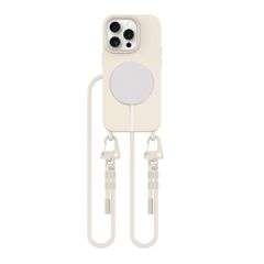 Tech-Protect MagNecklace MagSafe iPhone 15 Pro Case - Beige-thumb-0