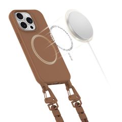 Tech-Protect MagNecklace MagSafe iPhone 15 Pro Case - Brown-thumb-2