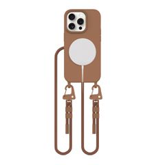 Tech-Protect MagNecklace MagSafe iPhone 14 Pro Case - Brown-thumb-0