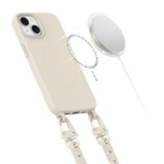Tech-Protect MagNecklace MagSafe iPhone 14 Case - Beige-thumb-2
