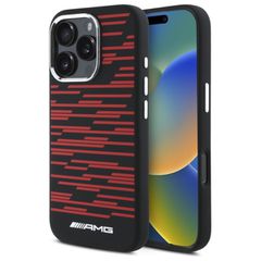 AMG Silicone Graphics MagSafe Case for iPhone 16 Pro Max - Black-thumb-0